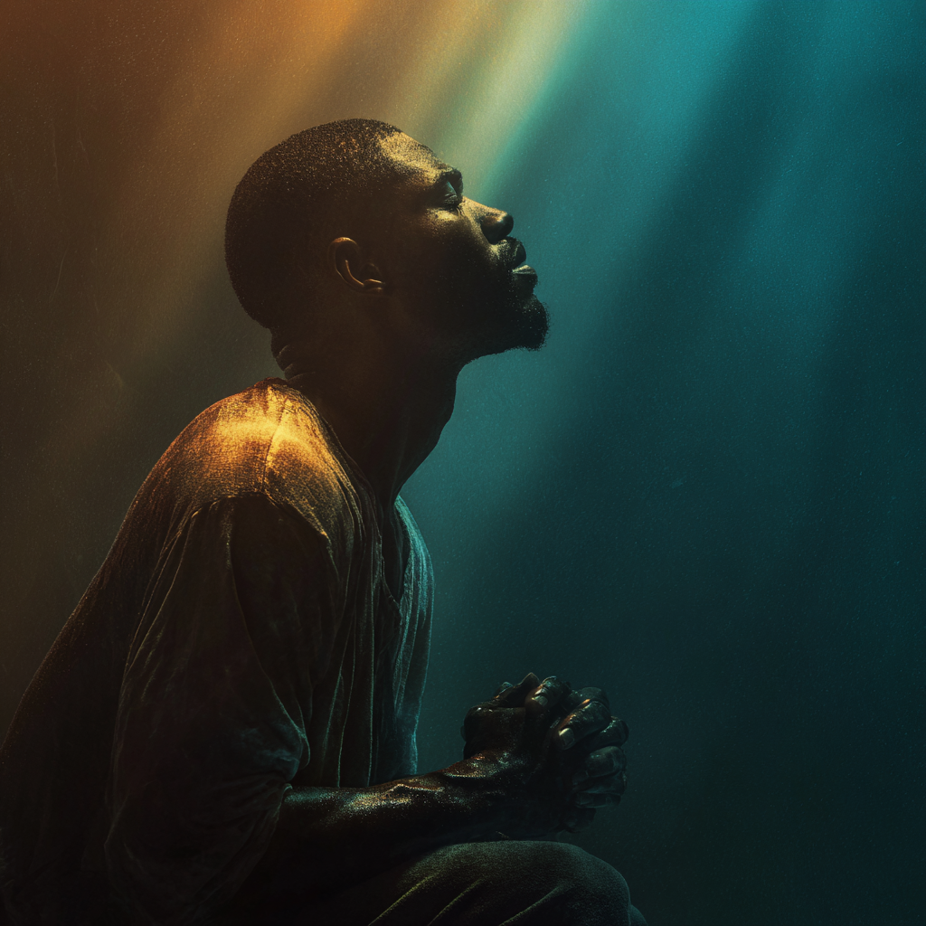 Black man in Prayer| River Of Prayer